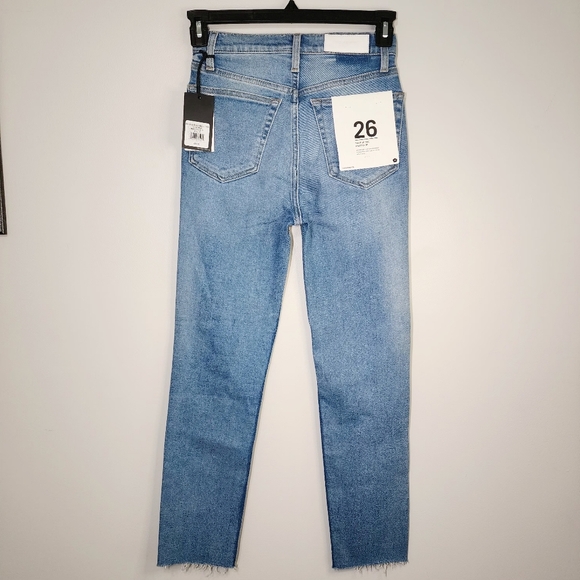 Re/Done 90s High Rise Ankle Crop Jeans - Picture 5 of 8